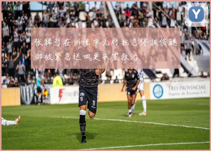 张稀哲在训练中无对抗急停扭伤腿部被紧急送回更衣室救治