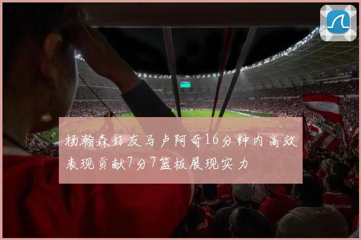 杨瀚森好友马卢阿奇16分钟内高效表现贡献7分7篮板展现实力