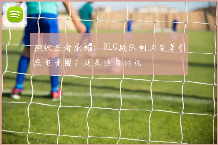 热议王者荣耀：BLG战队耐力变革引发电竞圈广泛关注与讨论