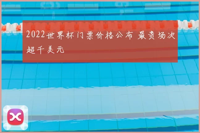 2022世界杯门票价格公布 最贵场次超千美元
