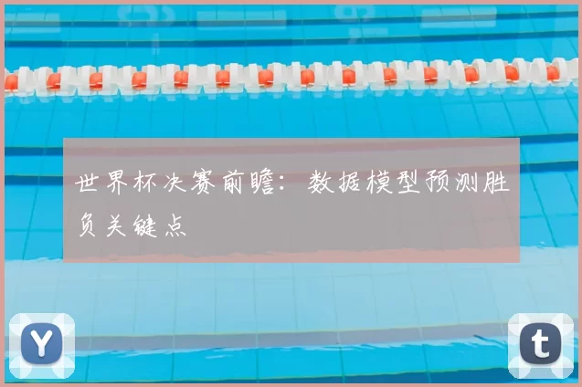 世界杯决赛前瞻：数据模型预测胜负关键点